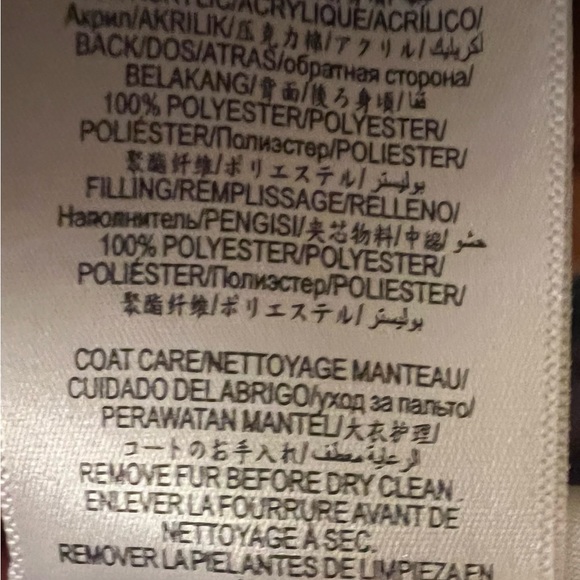 BCBG Faux Fur Hooded Jacket. Black. Size M - Picture 5 of 9